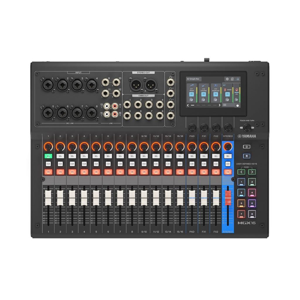 MGX16 B Yamaha Digitale Mengtafel (Zwart)
