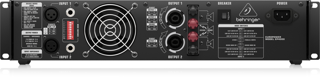 EP4000 Behringer Stereo Versterker