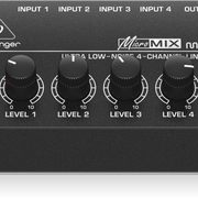 MX400 Behringer 4-kanaals Line Mixer