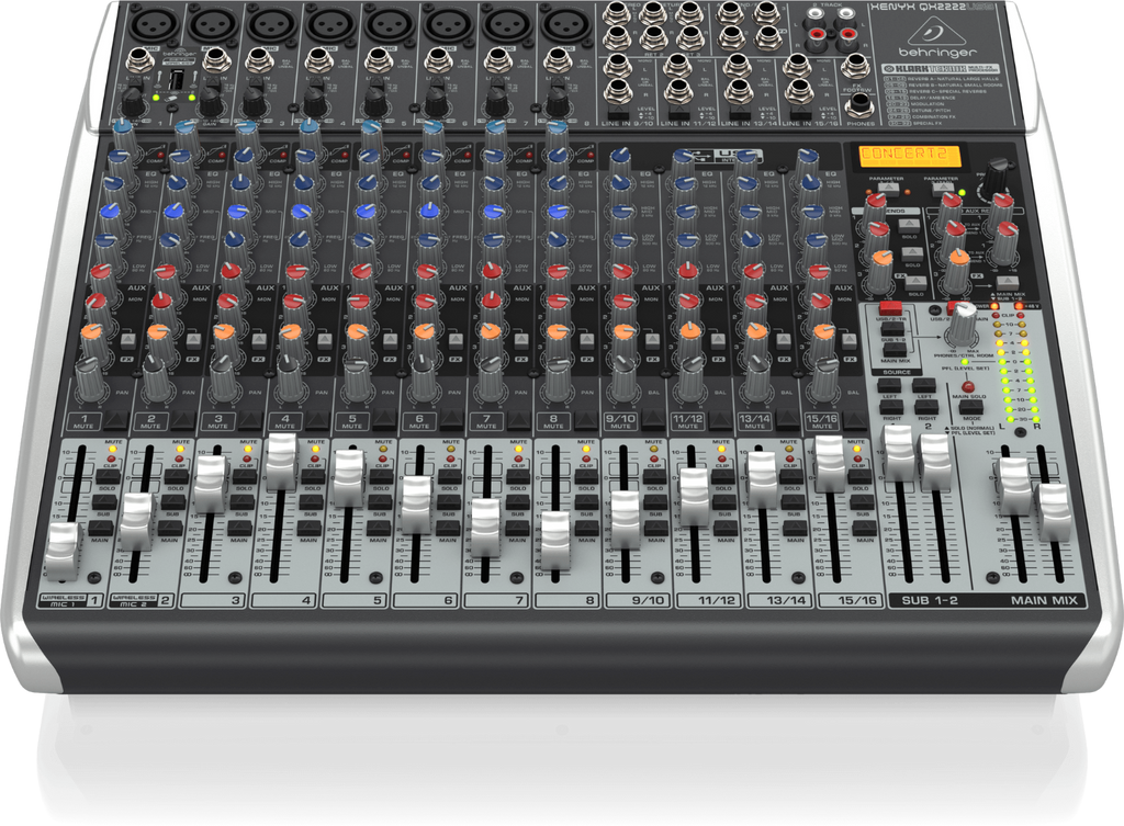 Xenyx QX2222USB Behringer Analoge Mengtafel met Effecten