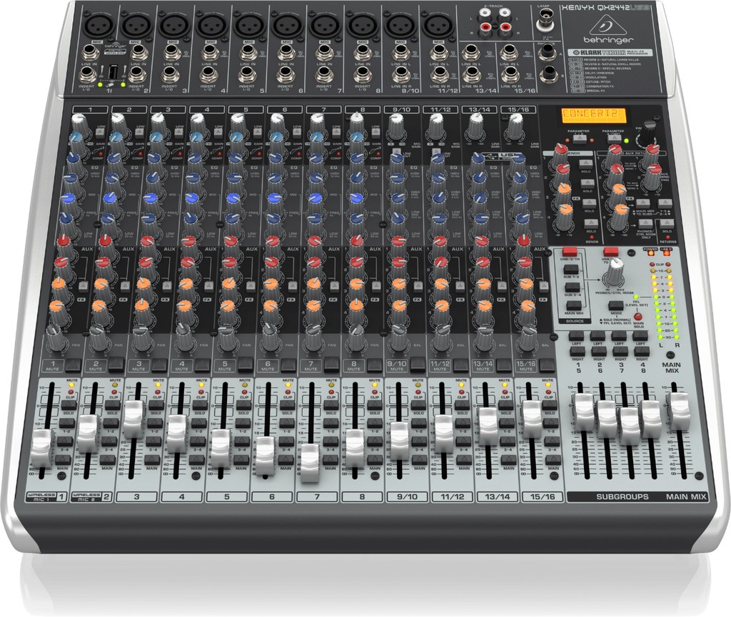 Xenyx QX2442USB Behringer Analoge Mengtafel met Effecten