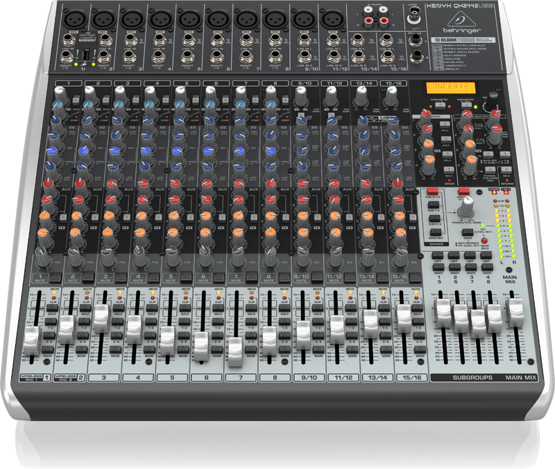 Xenyx QX2442USB Behringer Analoge Mengtafel met Effecten