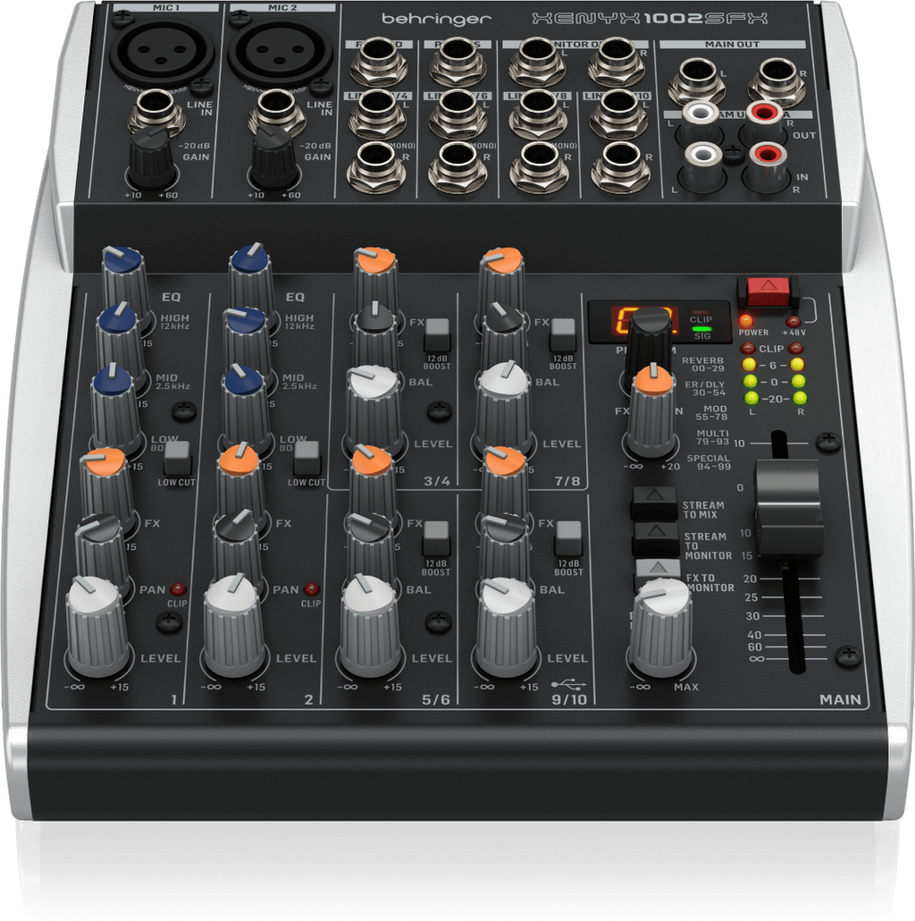 Xenyx 1002SFX Behringer Analoge Mengtafel met Effecten