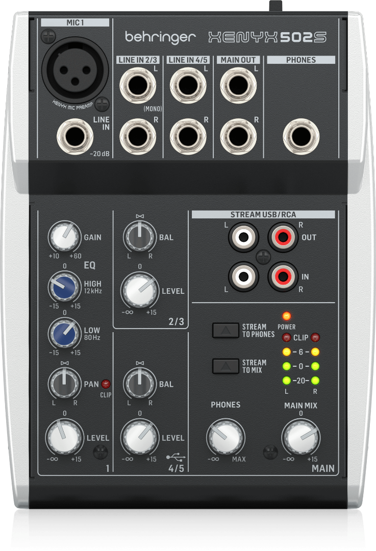 Xenyx 502S Behringer Analoge Mengtafel