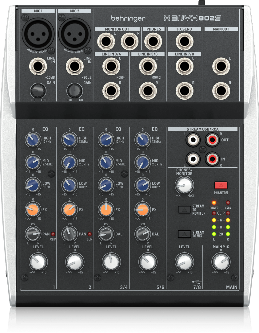 Xenyx 802S Behringer Analoge Mengtafel