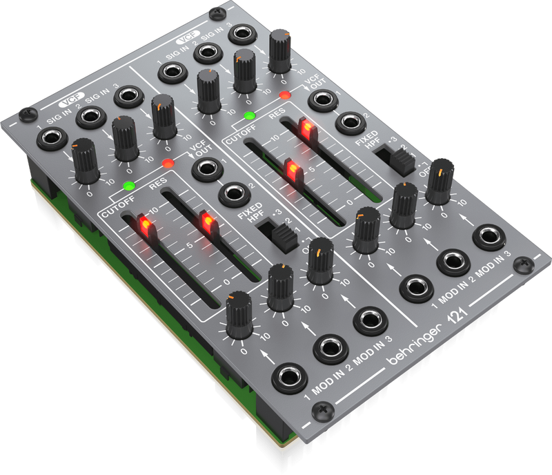 121 DUAL VCF Behringer Module voor Eurorack