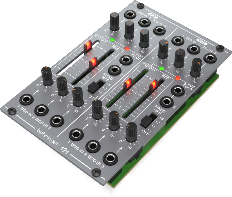 121 DUAL VCF Behringer Module voor Eurorack