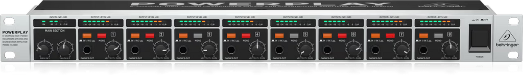 HA8000 V2 Behringer Hoofdtelefoonversterker