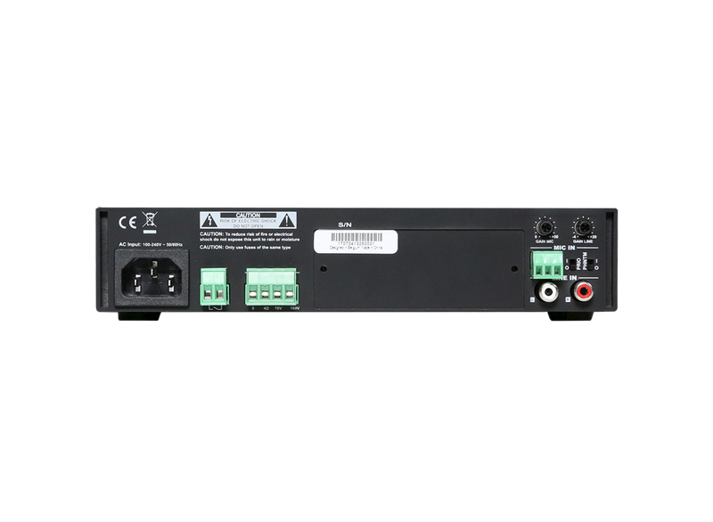 COM108 AUDAC Compacte Install Versterker 80W