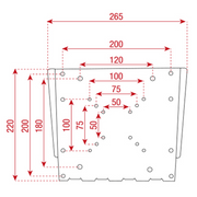 LCD-201L Showgear Monitor Mount voor 23-46 inch