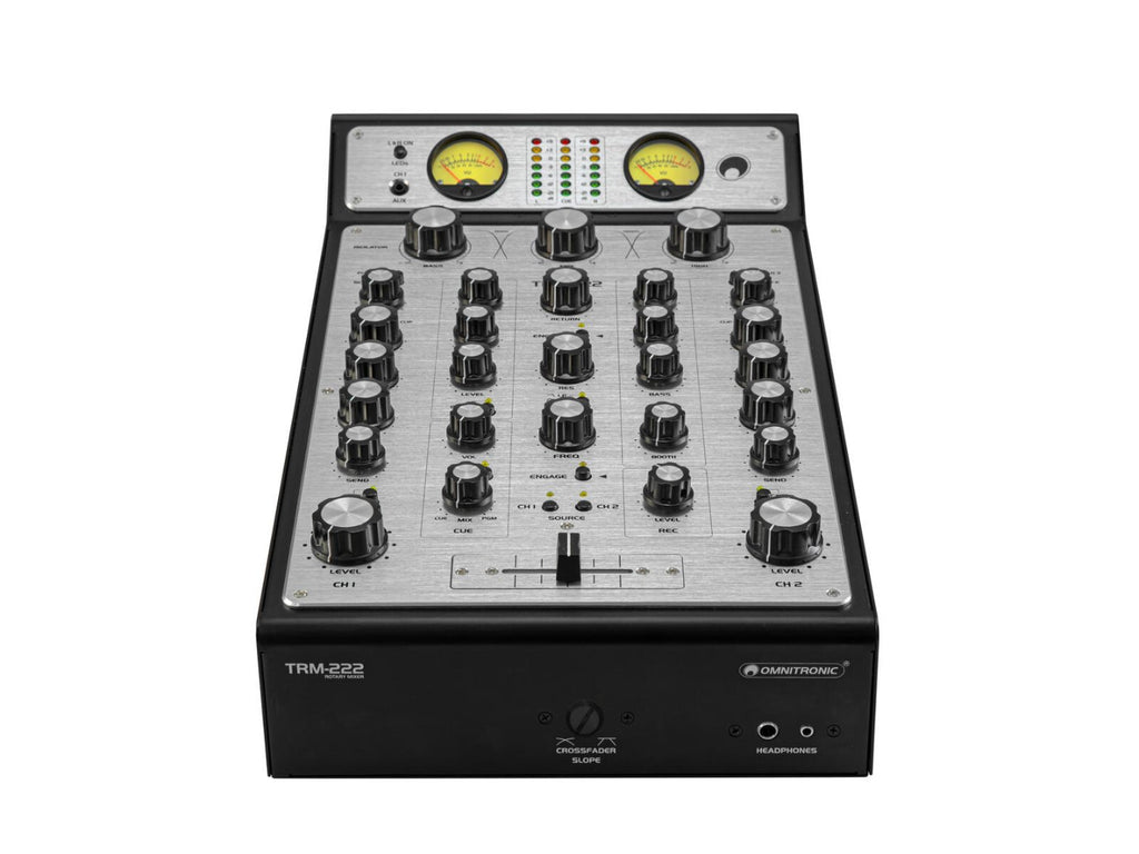 TRM-222 Omnitronic 2-kanaals Rotary DJ Mixer