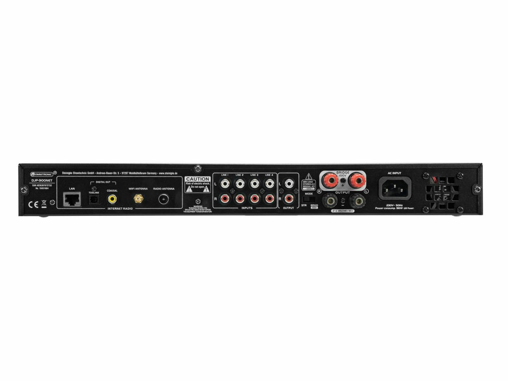 DJP-900NET OMNITRONIC internetradio met Versterker  