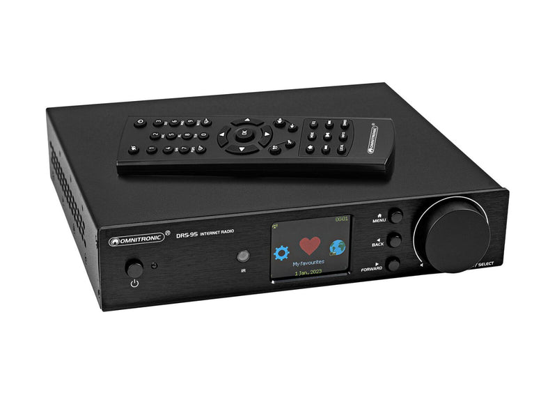 DRS-95 Omnitronic Internetradio met DAB+ en Bluetooth