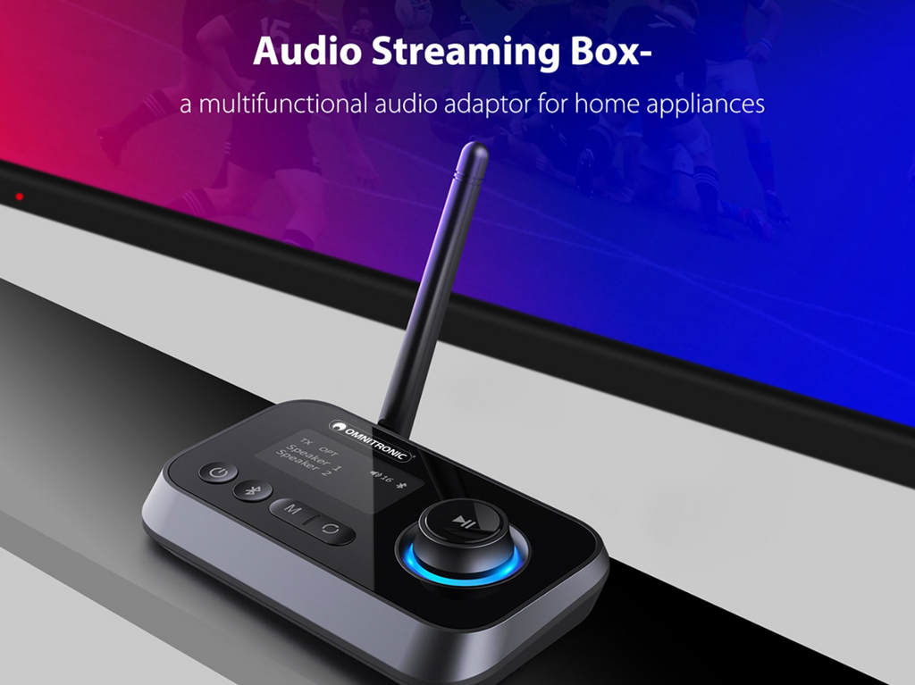 BDT-5.2PRO Omnitronic Aptx HD Bluetooth-zendontvanger