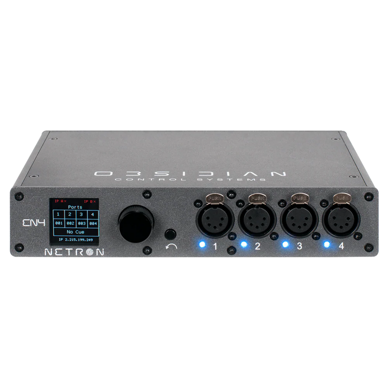 Netron EN4 Obsidian  Ethernet naar DMX-gateway