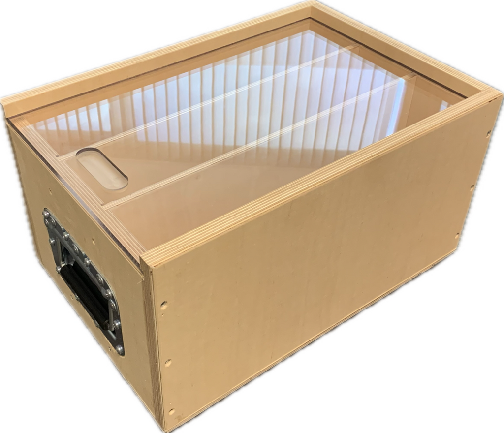Case voor 24 x Stagedex Klemmen met Plexi Deksel