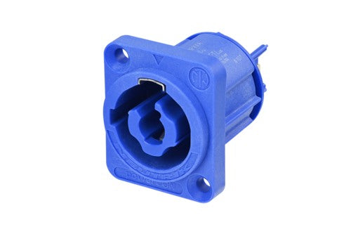 NAC3MPXXA Powercon Blauw Chassis Neutrik