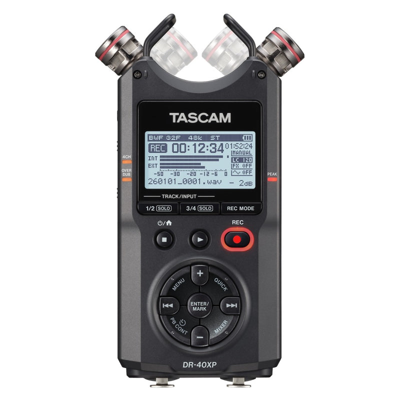DR-40XP TASCAM PORTABLE 4 TRACK FIELD RECORDER