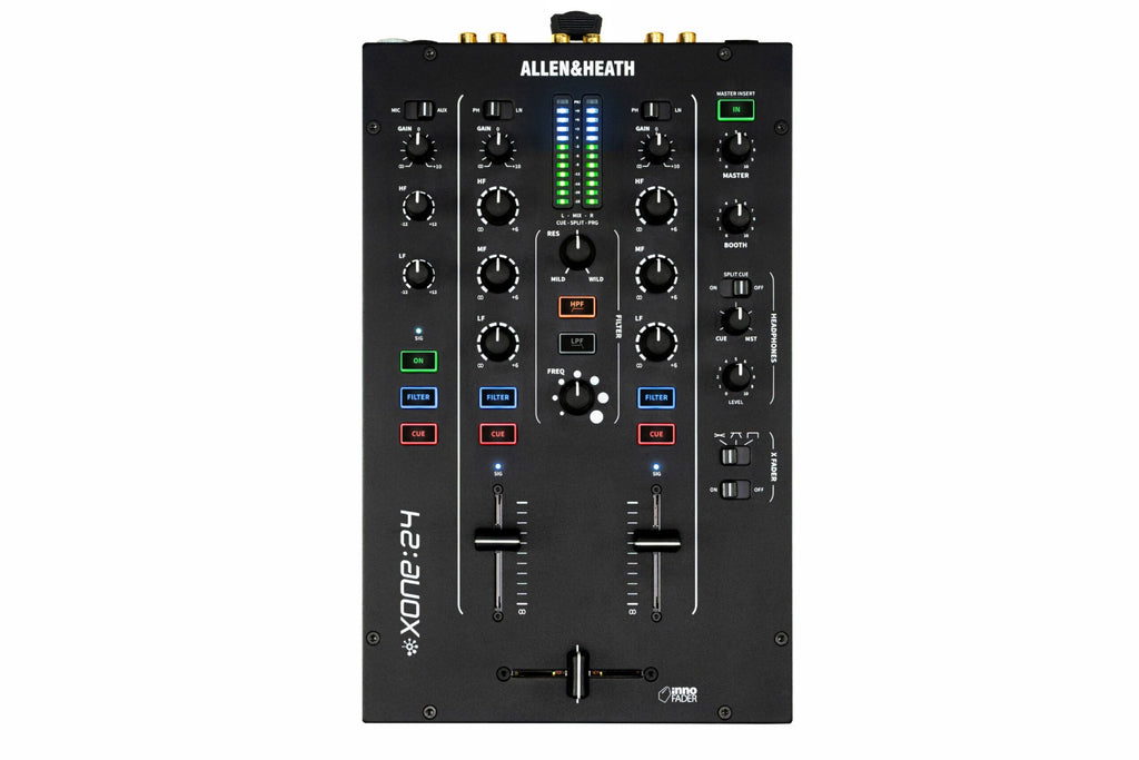 Xone:24 Allen&amp;Heath 2+1-Kanaals Analoge DJ-Mixer