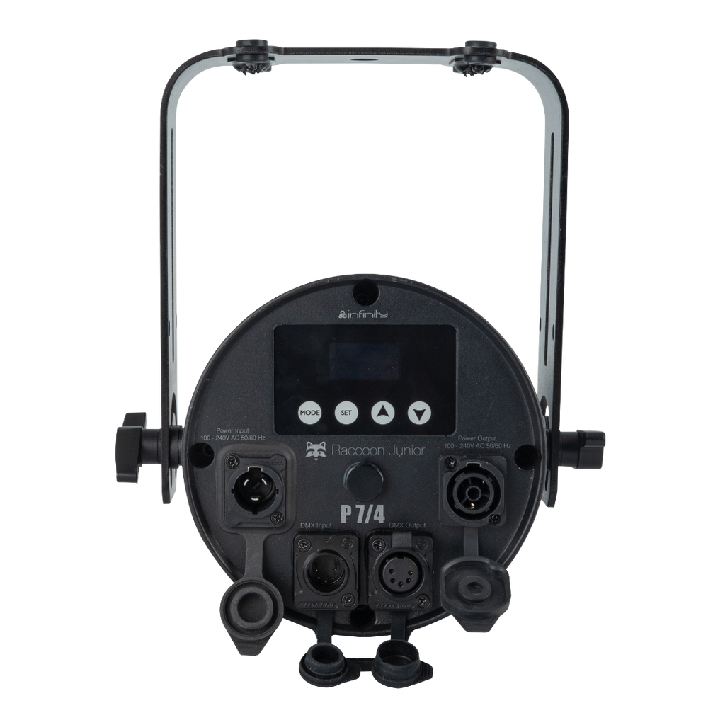 Raccoon Junior P7/4 Infinity Professionele RGBM Par Can