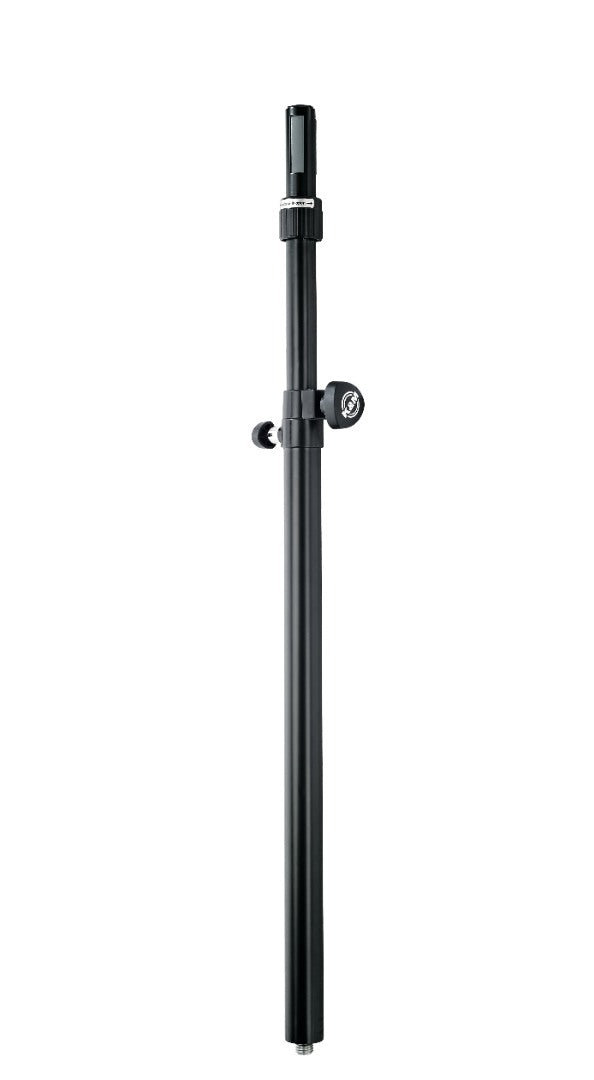 21367 K&amp;M Tussenpaal 89-138 cm met Ring Lock M20 Zwart