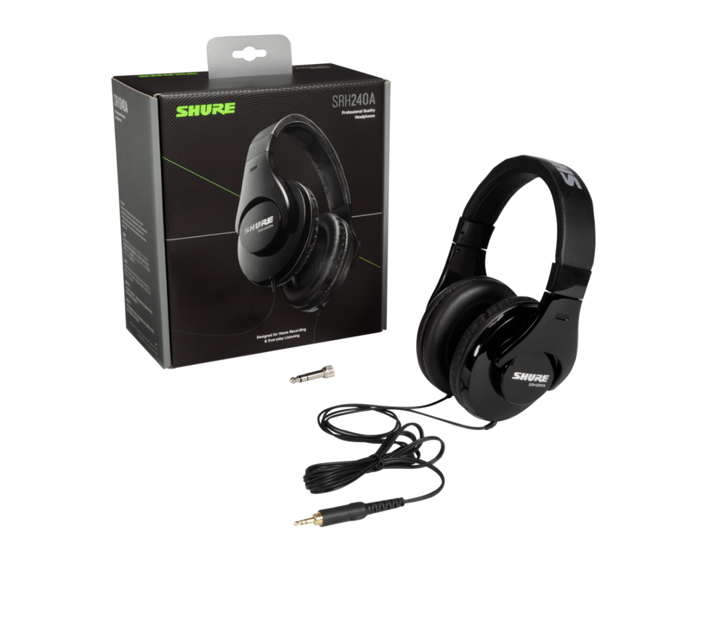 SRH240A-BK-EFS SHURE Studio Hoofdtelefoon