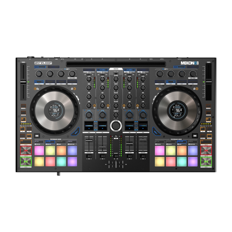 MIXON PRO 8 RELOOP 4-kanaals Dj-controller 