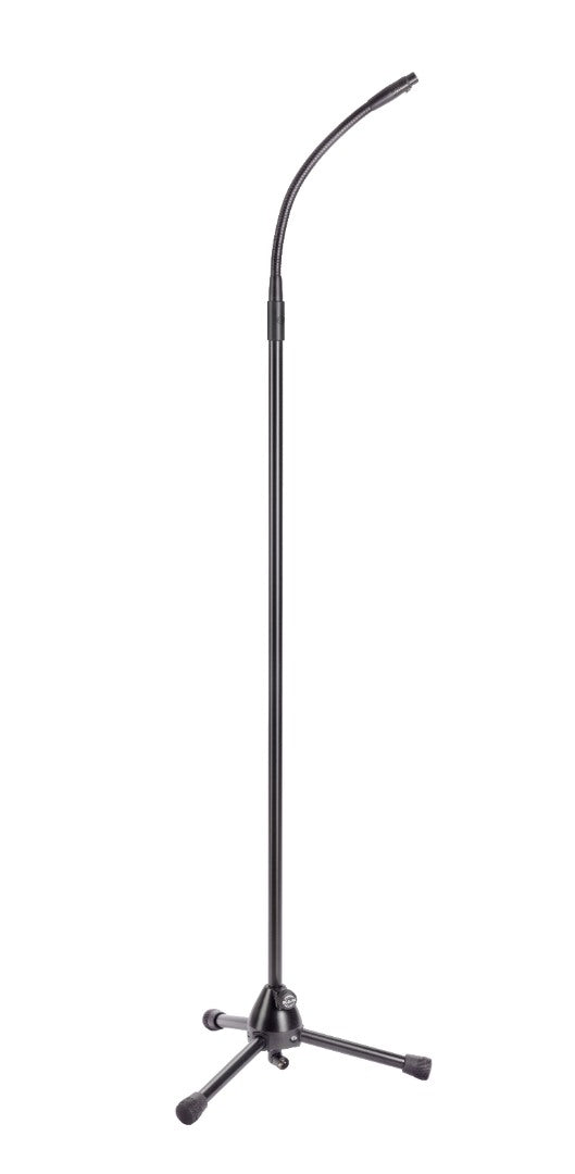 27500 K&amp;M Microfoonstatief met XLR Zwanenhals (Zwart)