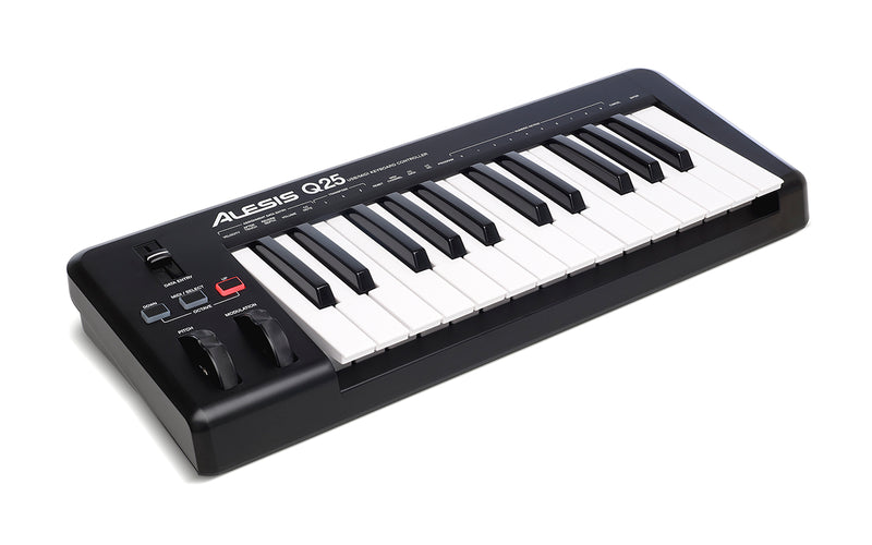 Q25 ALESIS 25-KEY USB/MIDI KEYBOARD CONTROLLER