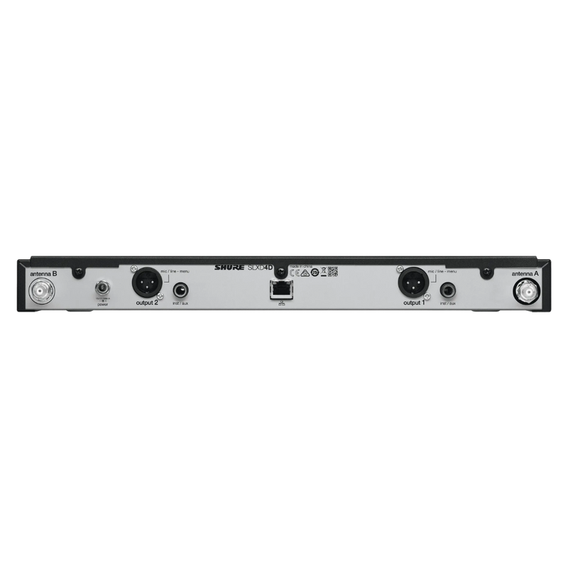SLXD4DE-H56 Shure Dual Channel Ontvanger (518-562 Mhz, BE)