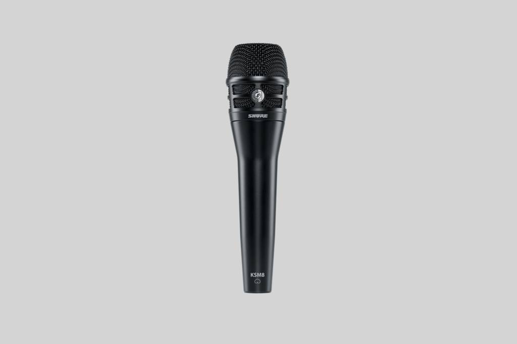KSM8/B SHURE DUALDYNE  DYNAM. CARD. MICRO DUBBEL MEMBR. ZWAR