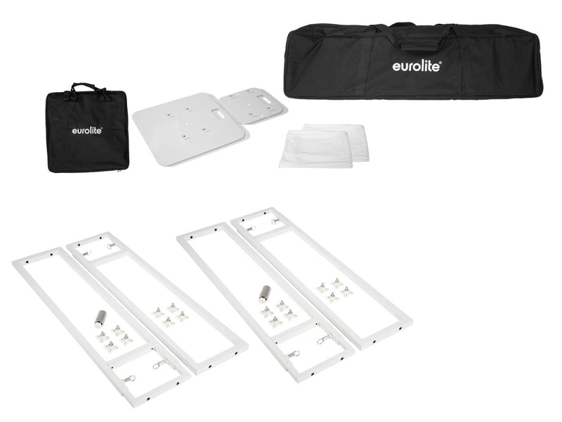 2x Stage Stand variable EUROLITE (incl. covers)
