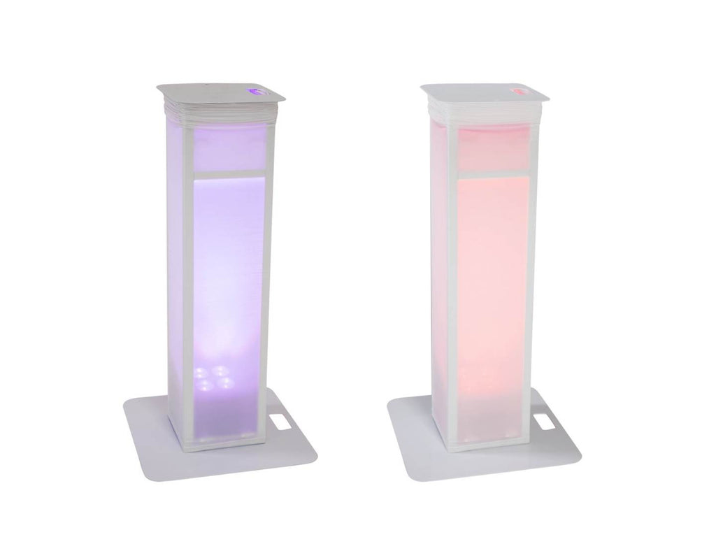 2x Stage Stand variable EUROLITE (incl. covers)
