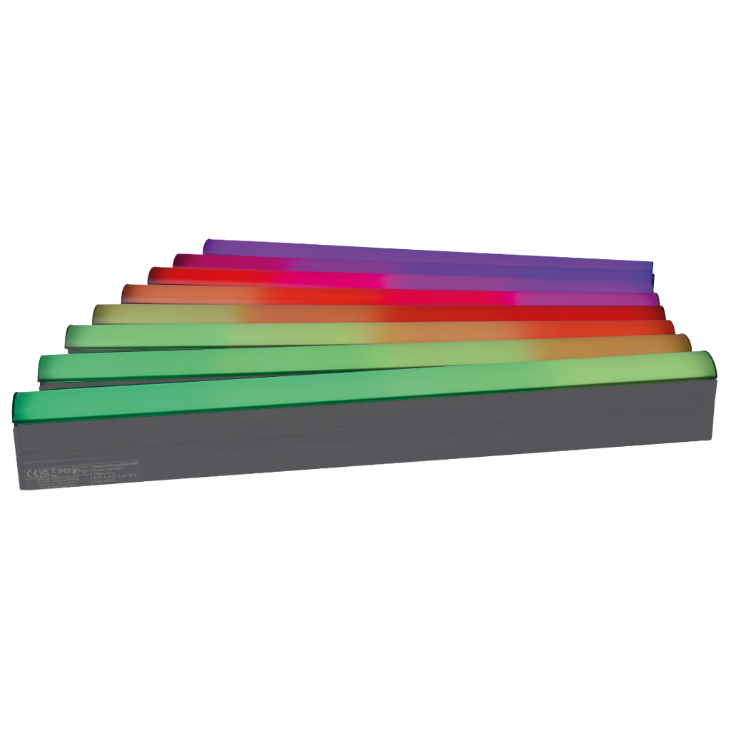 Zwarte Cover Showtec voor Octostrip FLEX 0,5 m Frost-effect