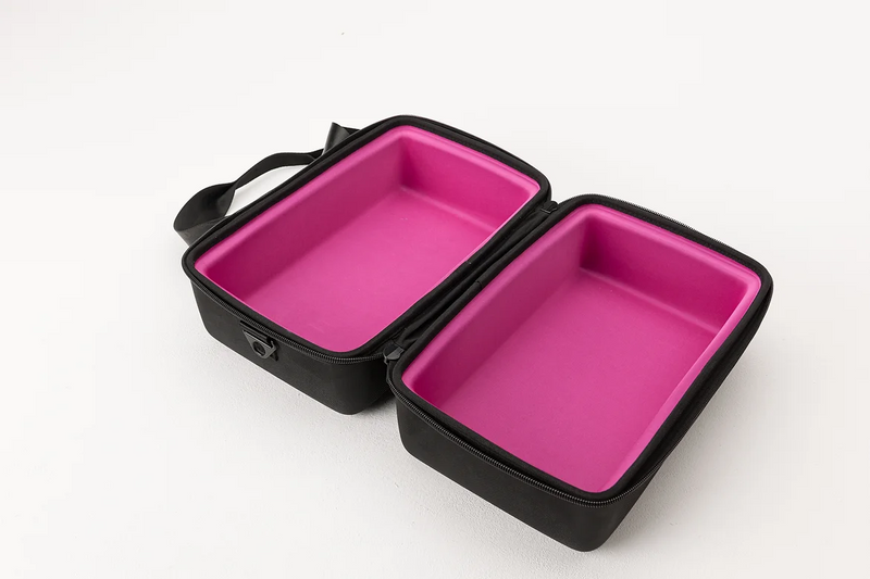 45 SANDWICH TAS MAGMA VOOR 150 x 7" RECORDS ZWART/MAGENTA
