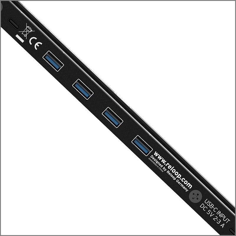 STAND HUB Reloop Laptopstrand met usb aansluiting
