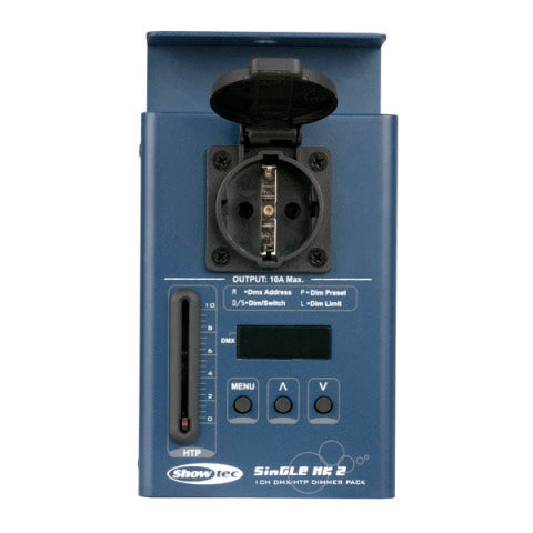 SINGLE MK II SHOWTEC 1 KANAALSDMX DIMMER/SCHAKELPACK 10A