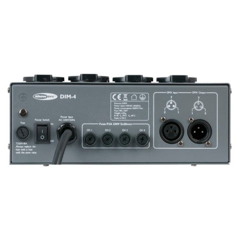 DIM-4 4-Kanaals dimpakket Showtec