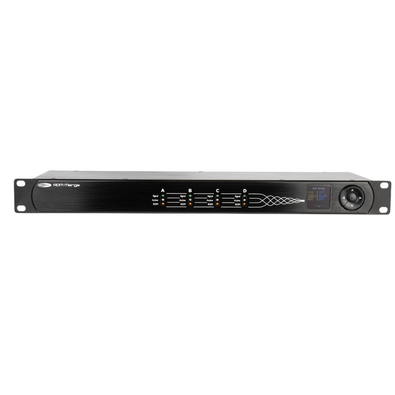 RDM Merge Showtec 4-naar-2-weg DMX-merger met RDM - 3P