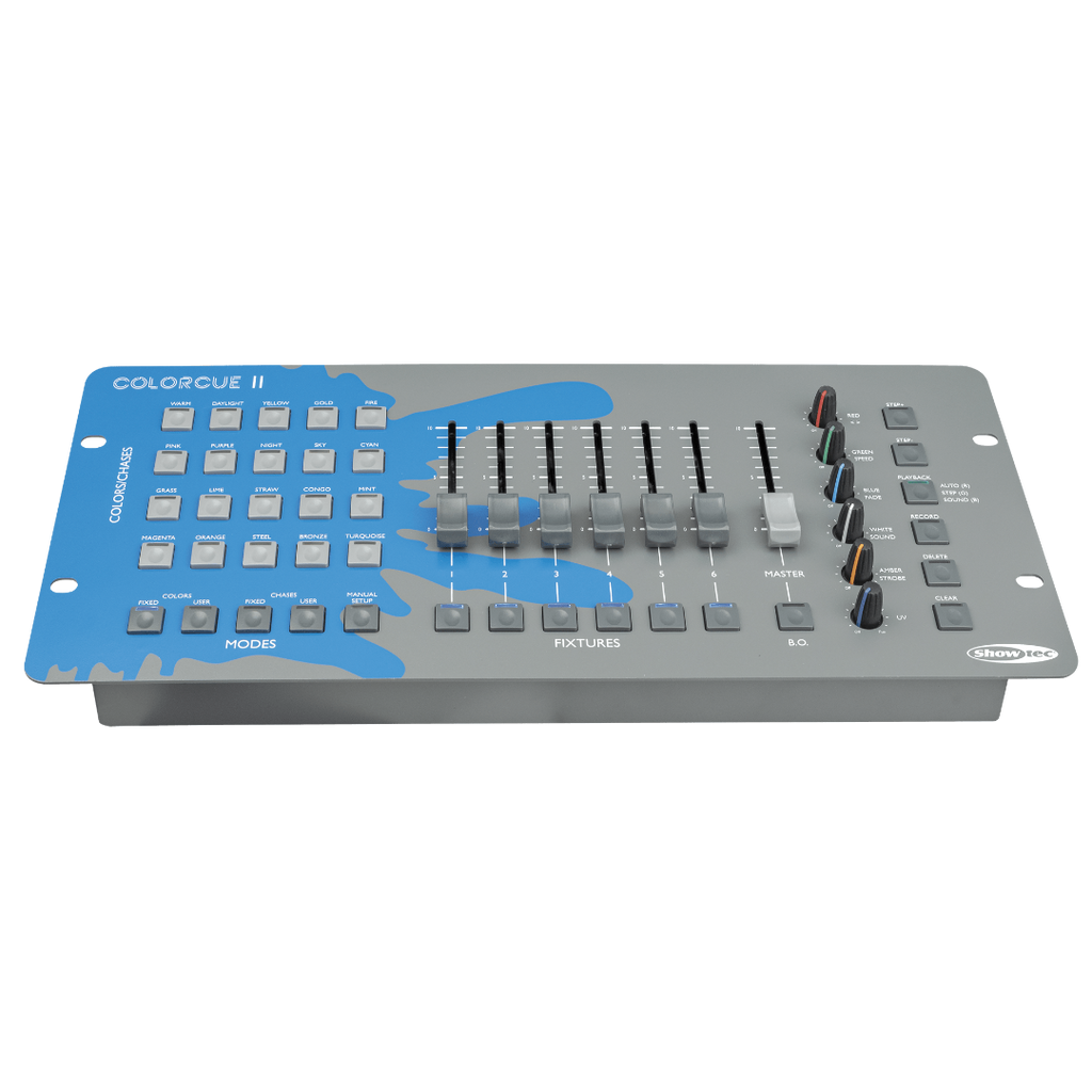 ColorCue 2 Showtec intelligente 6-fader LED DMX controller