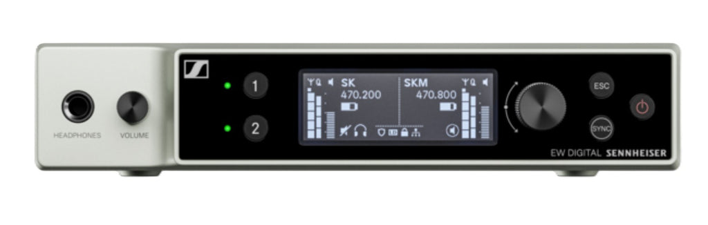 EW-DX EM 2 Dante (R1-9) Sennheiser 2 Kanaals Ontvanger (520-607.80Mhz)