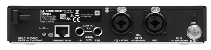 SR IEM G4-A Sennheiser In Ear Monitoring Zender 