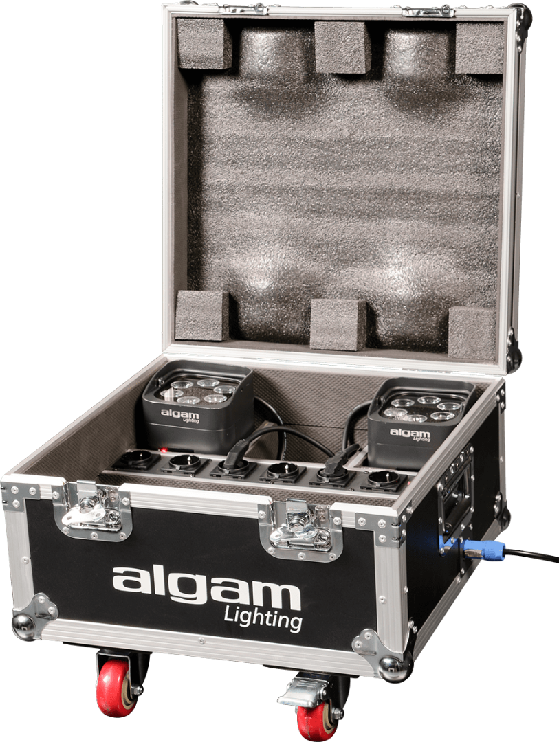 Flightcase voor 6x EVENT PAR Algam Lighting