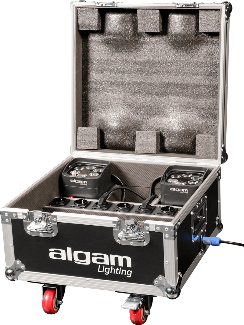 Flightcase voor 6x EVENT PAR Algam Lighting