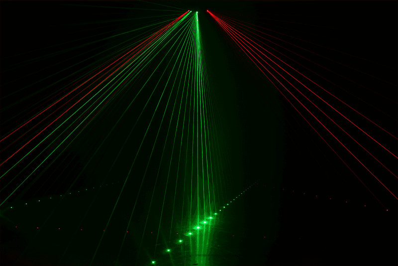 SPECTRUM SIX RGB Algam Lighting Animatie laser