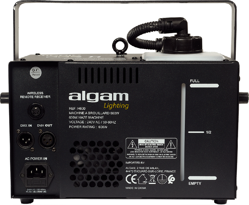 H 600 ALGAM LIGHTING Waterbasis Hazer