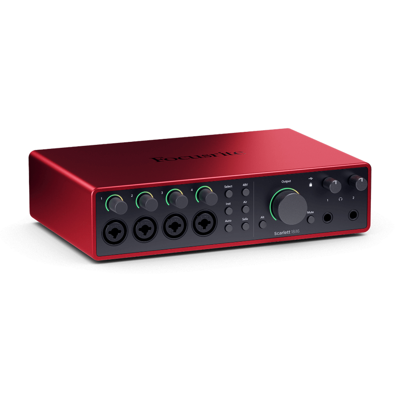 Scarlett 4th Gen 18i16 Focusrite Audio Interface 18 in 16 uit