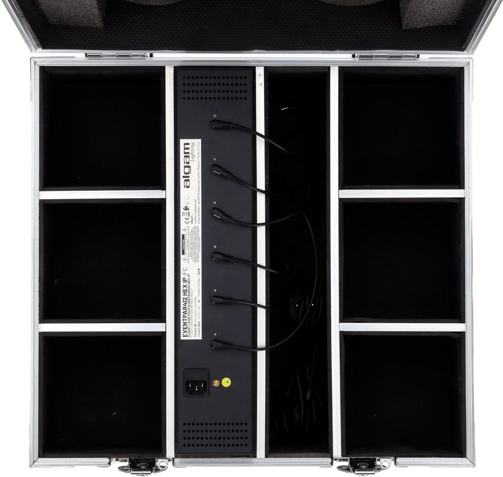 EVENTPAR412-612-FC Algam Lighting Flightcase voor 6x Uplighter