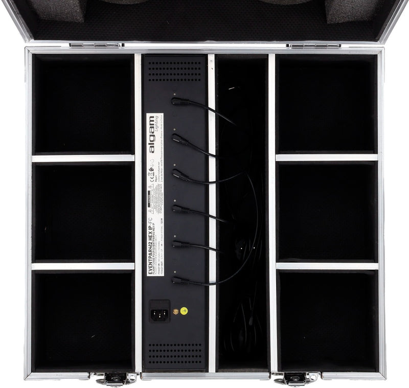 EVENTPAR412-612-FC Algam Lighting Flightcase voor 6x Uplighter