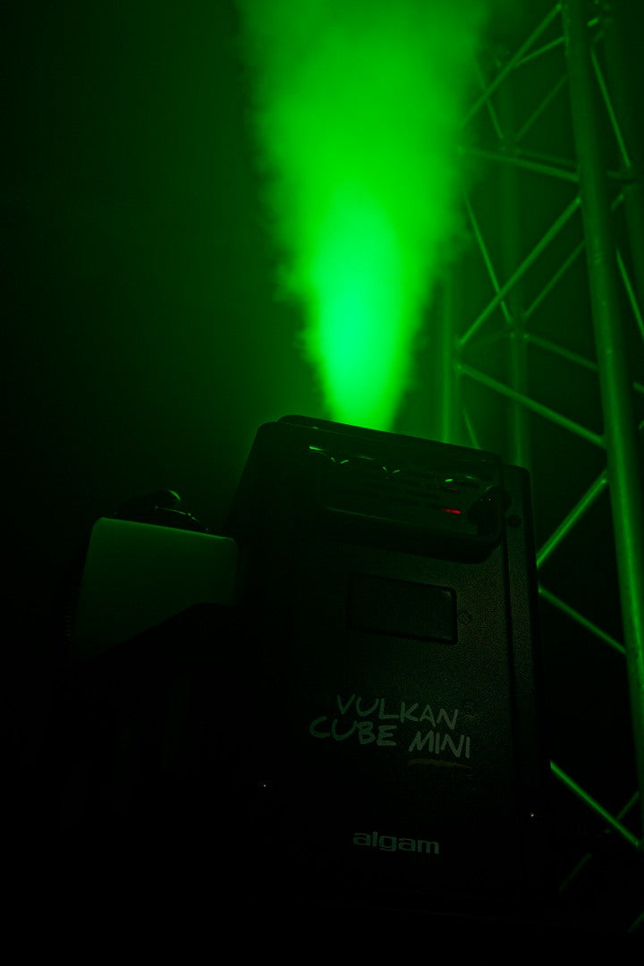 Vulkan Cube Mini Algam Lighting Verticale Rookmachine